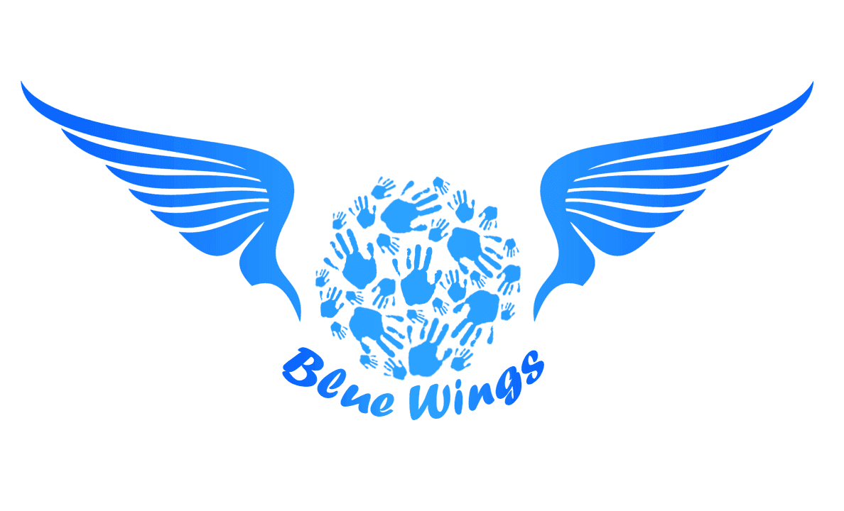 Logo Blue Wings Bav - Đội Cộng tác viên Ban Chấp hành Hội Sinh viên Học viện Ngân hàng