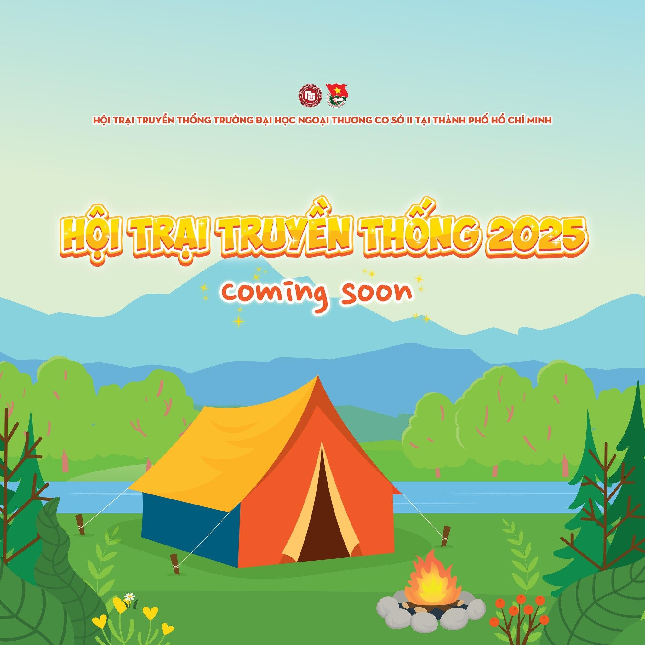 Logo Hội trại Truyền thống Trường Đại học Ngoại thương Cơ sở II 