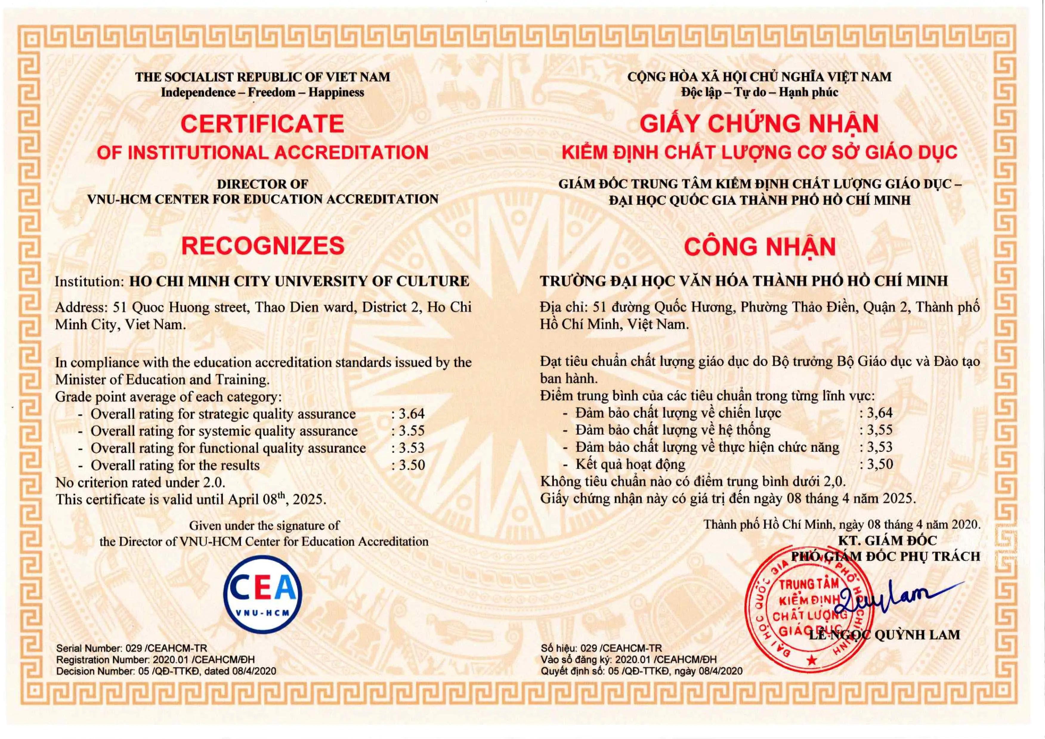 Chất lượng cơ sở giáo dục