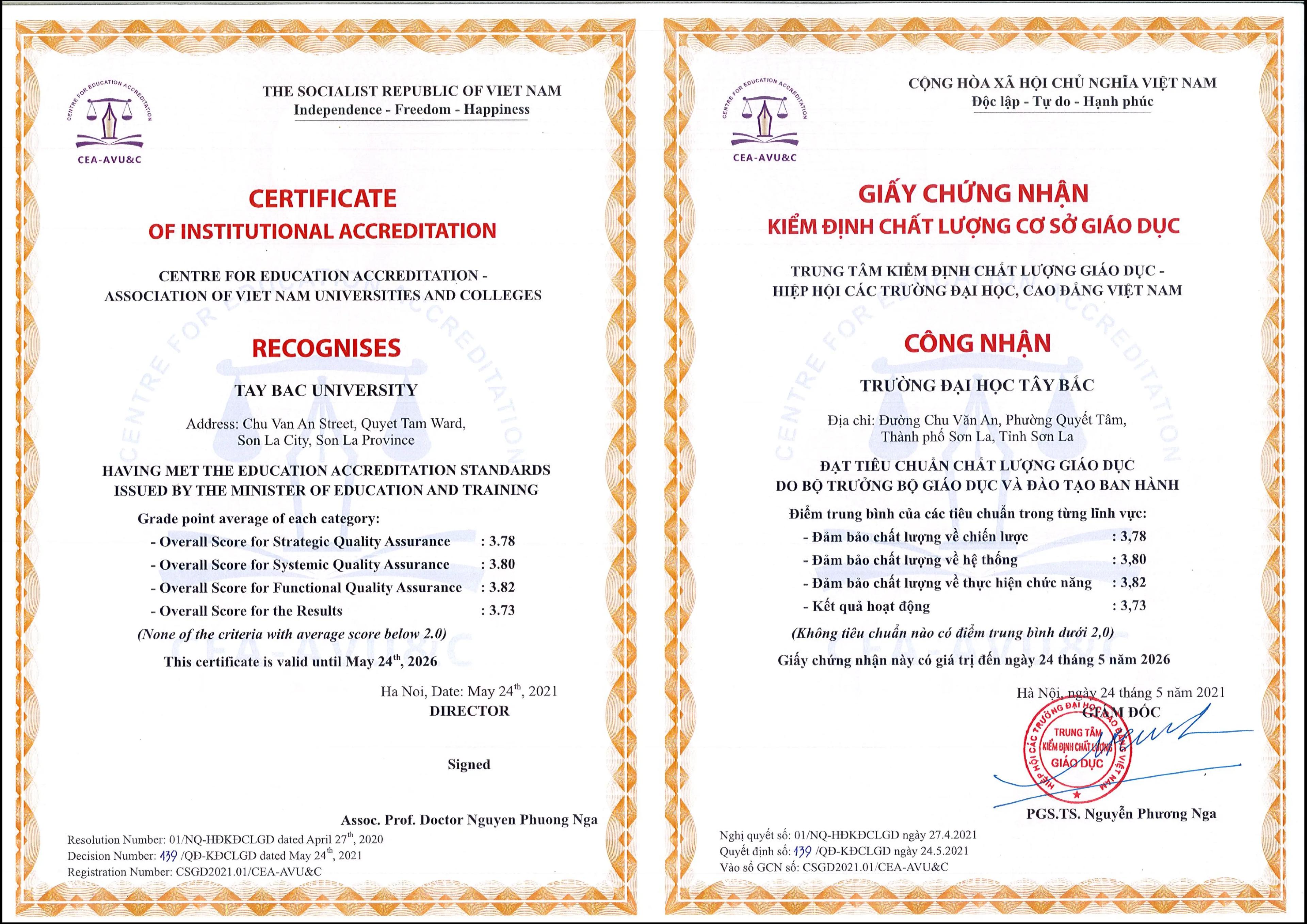 Chất lượng cơ sở giáo dục