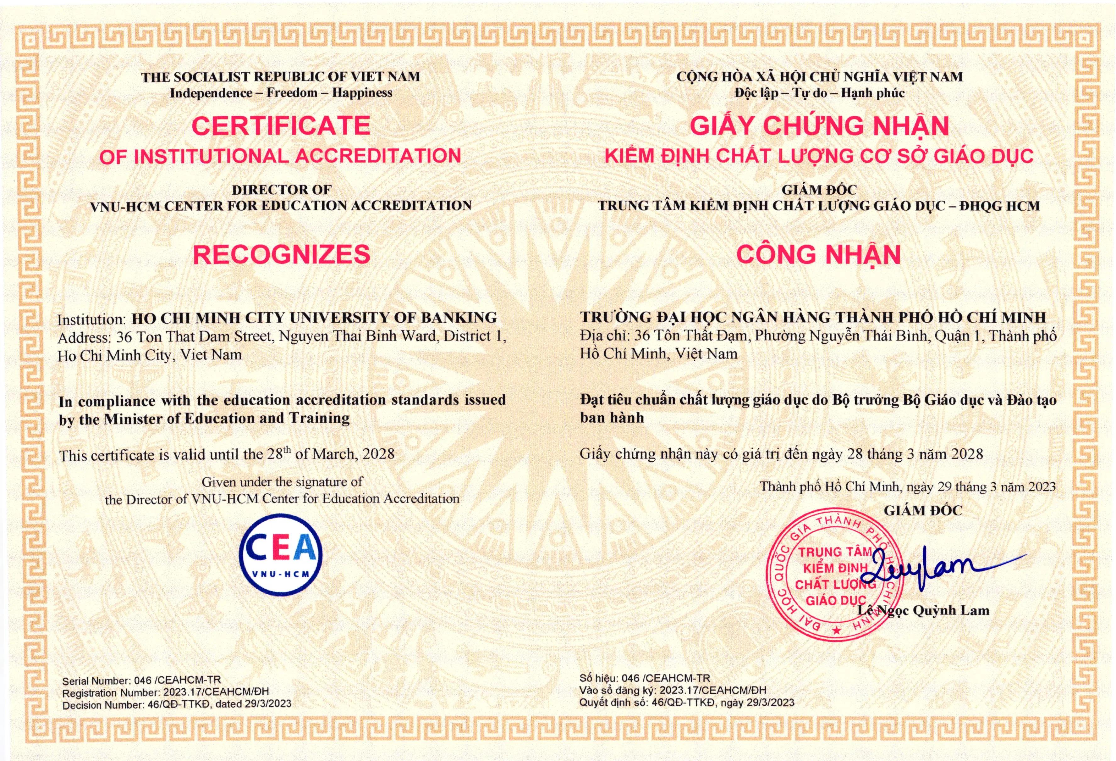 Chất lượng cơ sở giáo dục