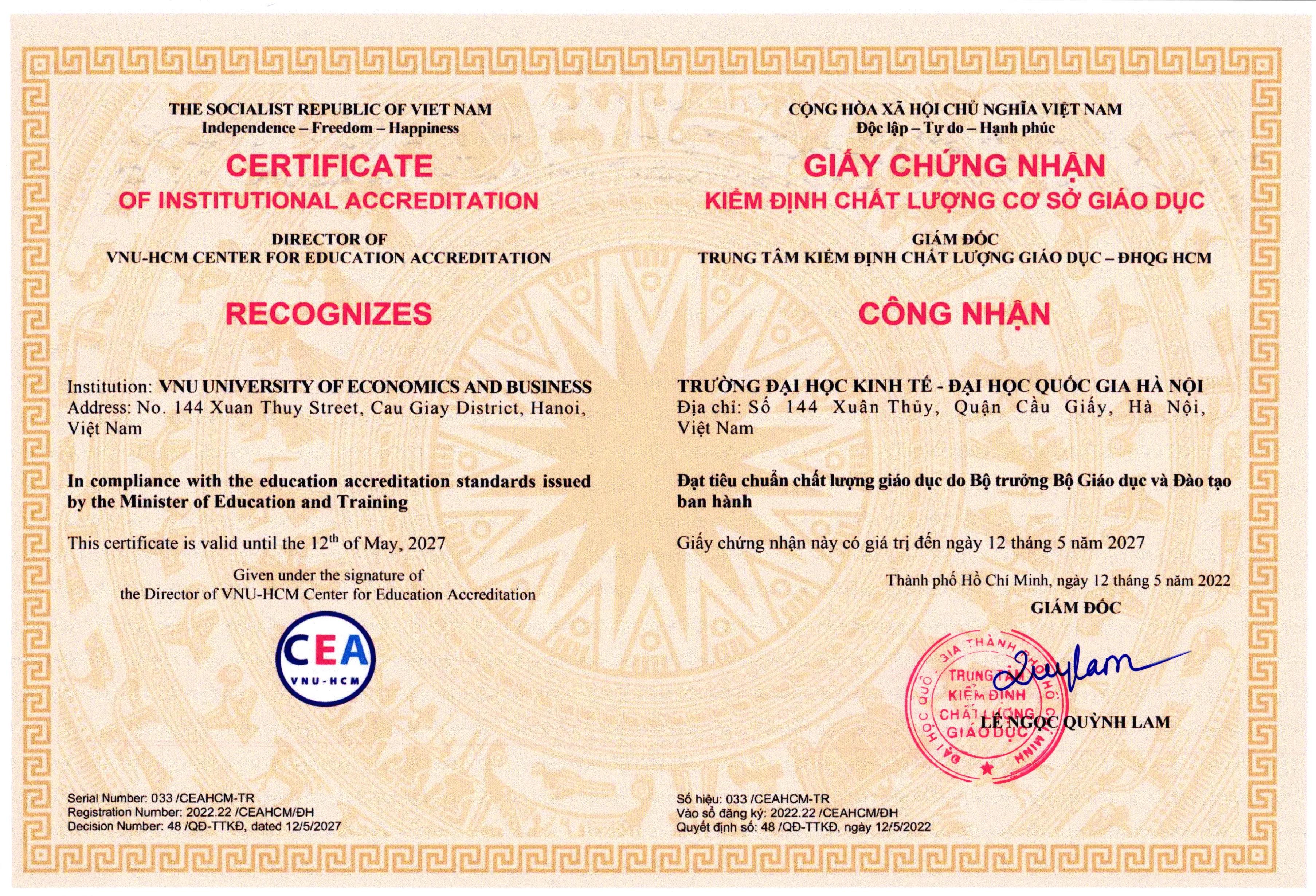 Chất lượng cơ sở giáo dục