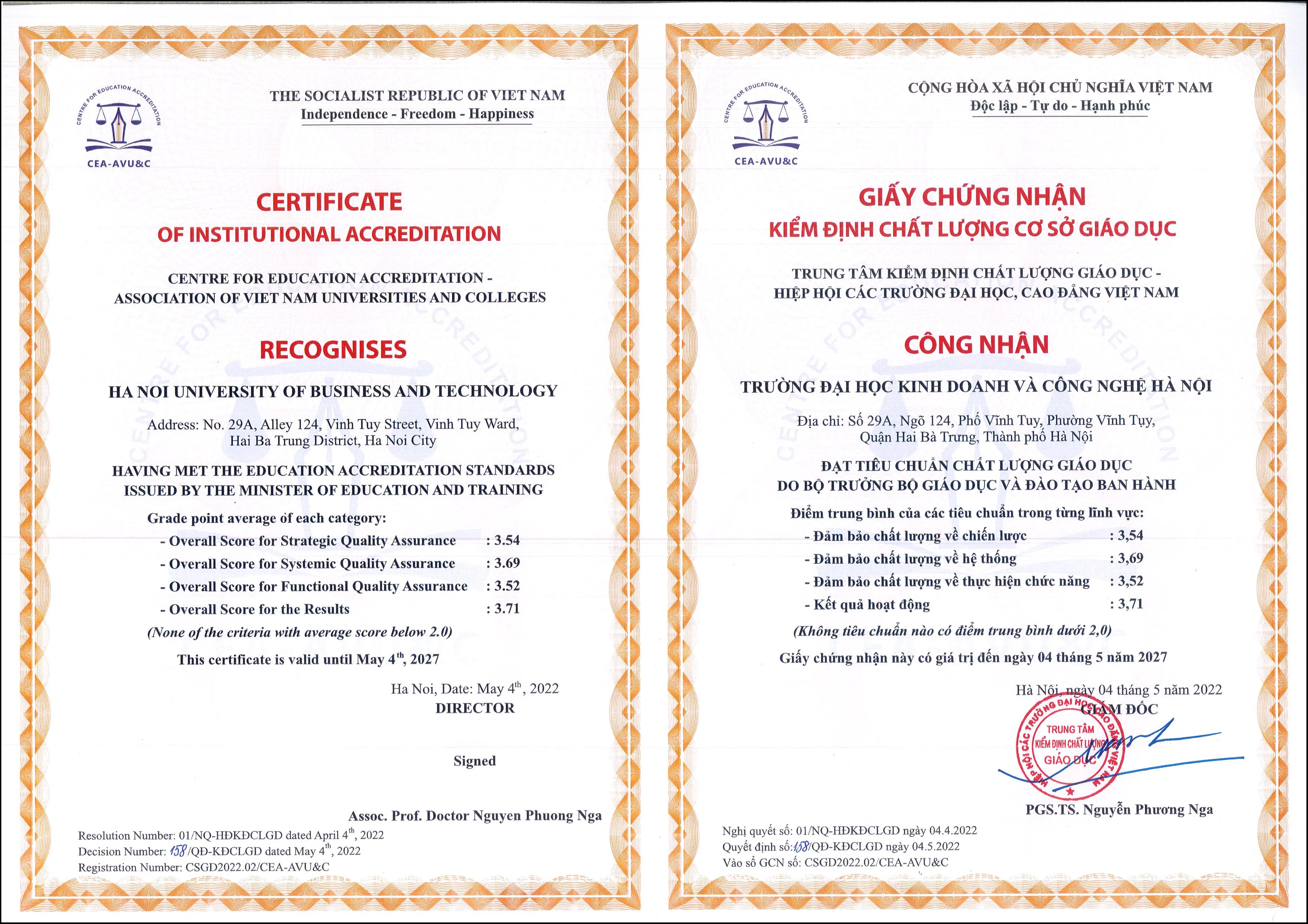 Chất lượng cơ sở giáo dục