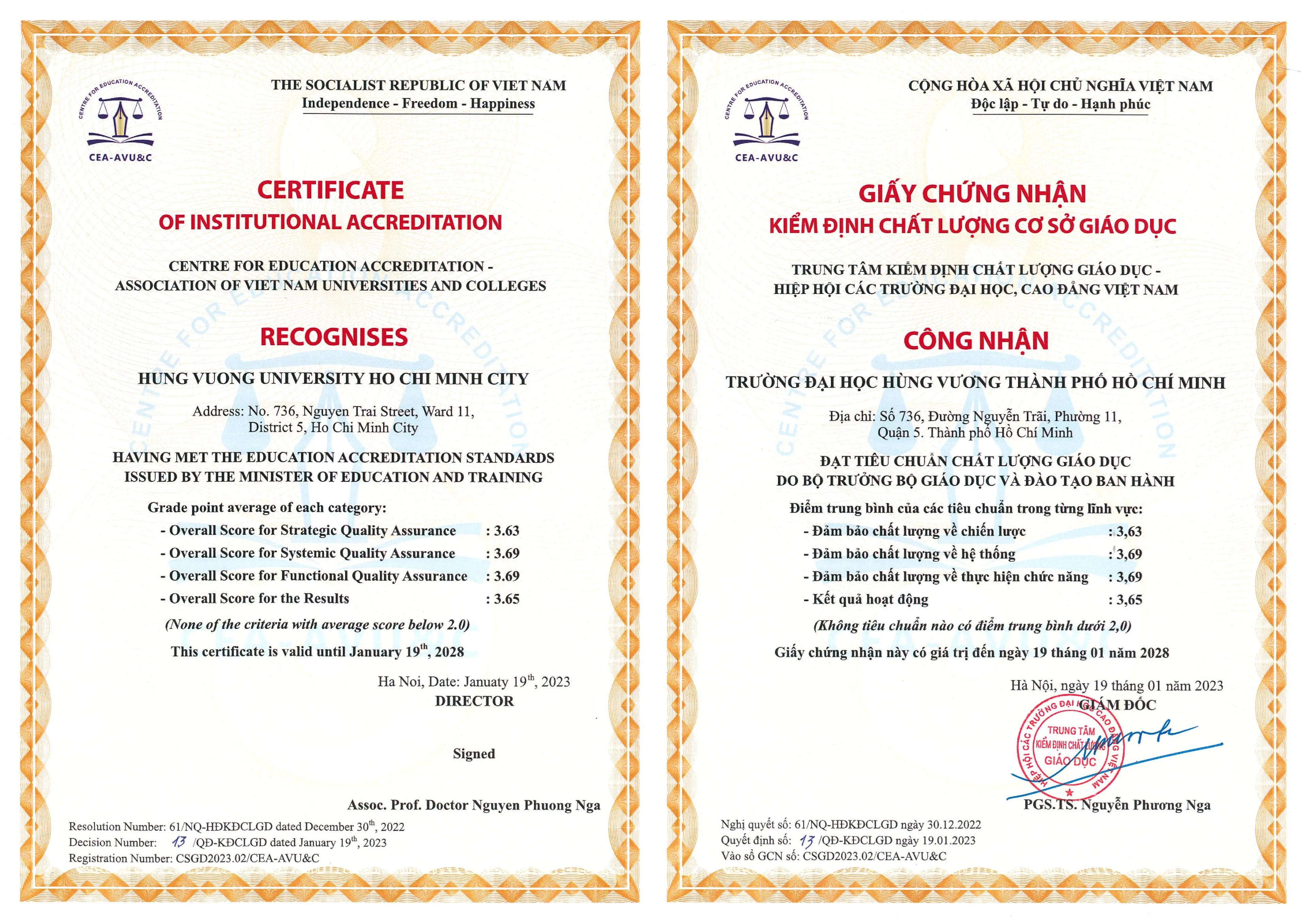 Chất lượng cơ sở giáo dục