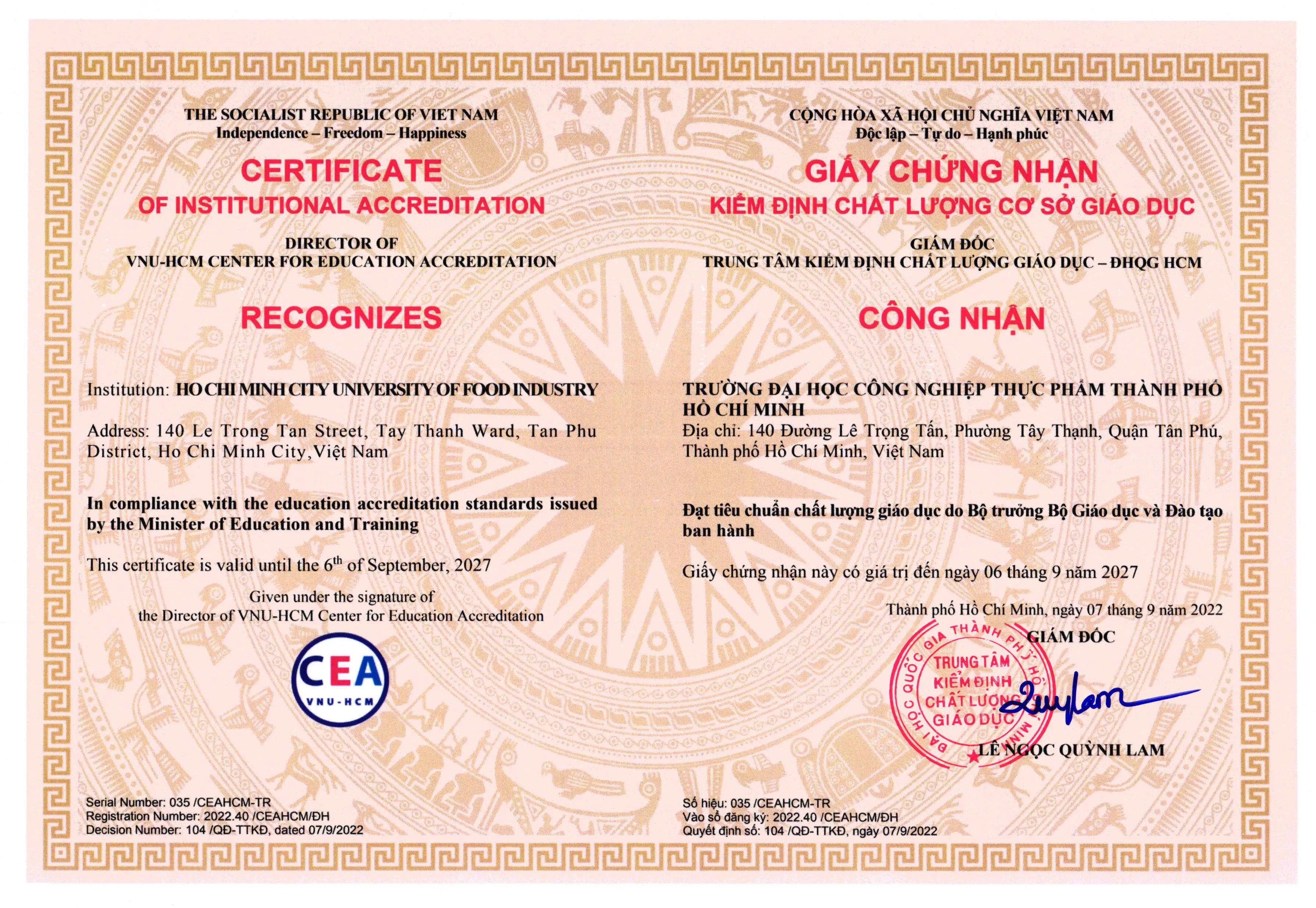 Chất lượng cơ sở giáo dục