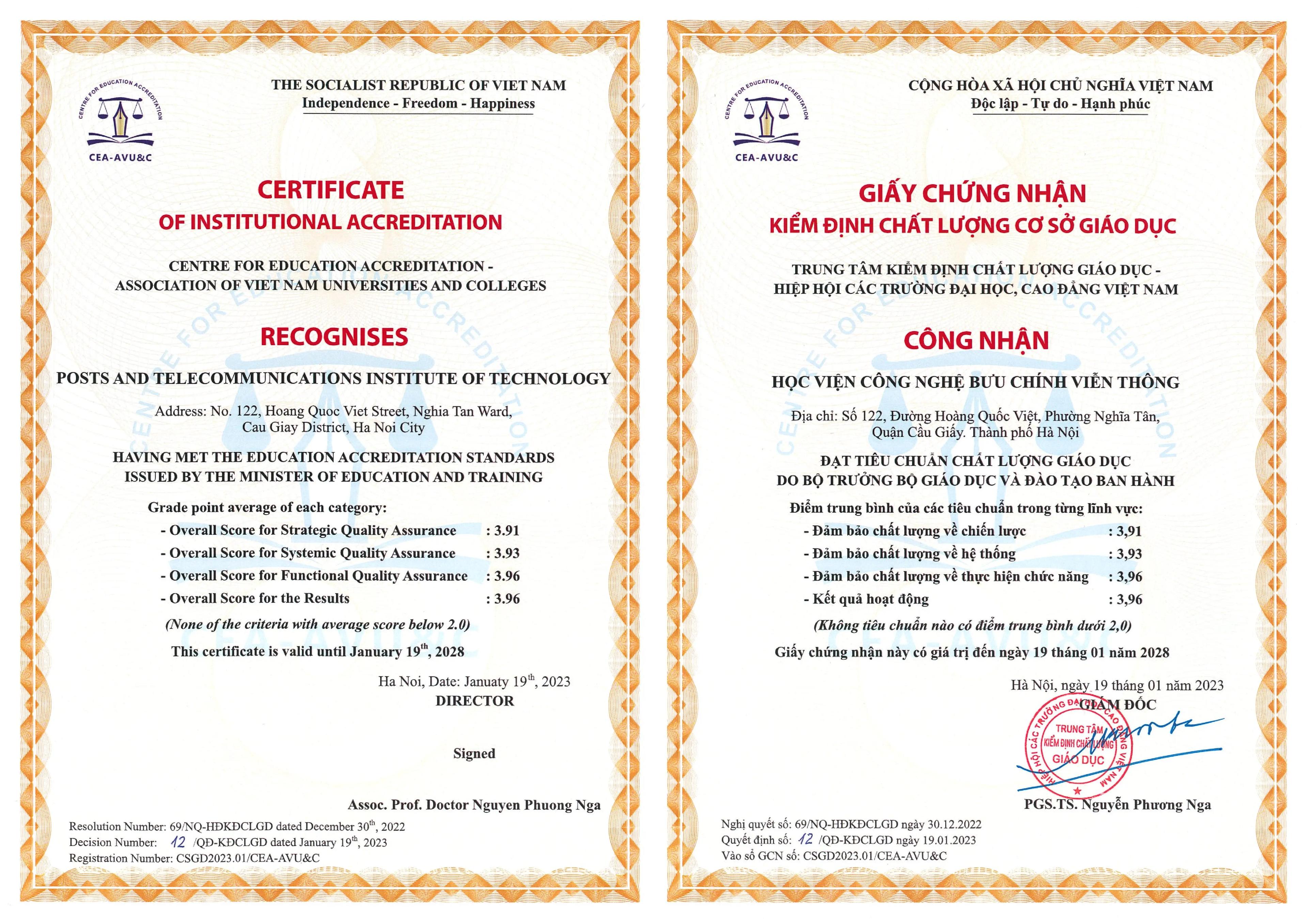 Chất lượng cơ sở giáo dục