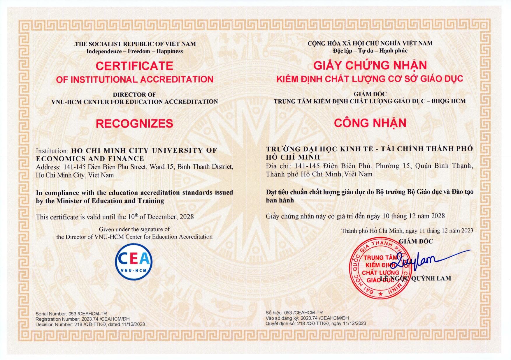 Chất lượng cơ sở giáo dục