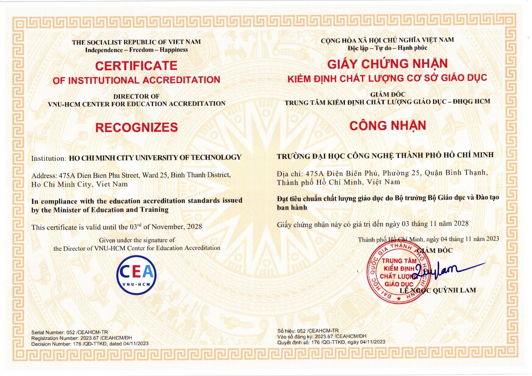 Chất lượng cơ sở giáo dục
