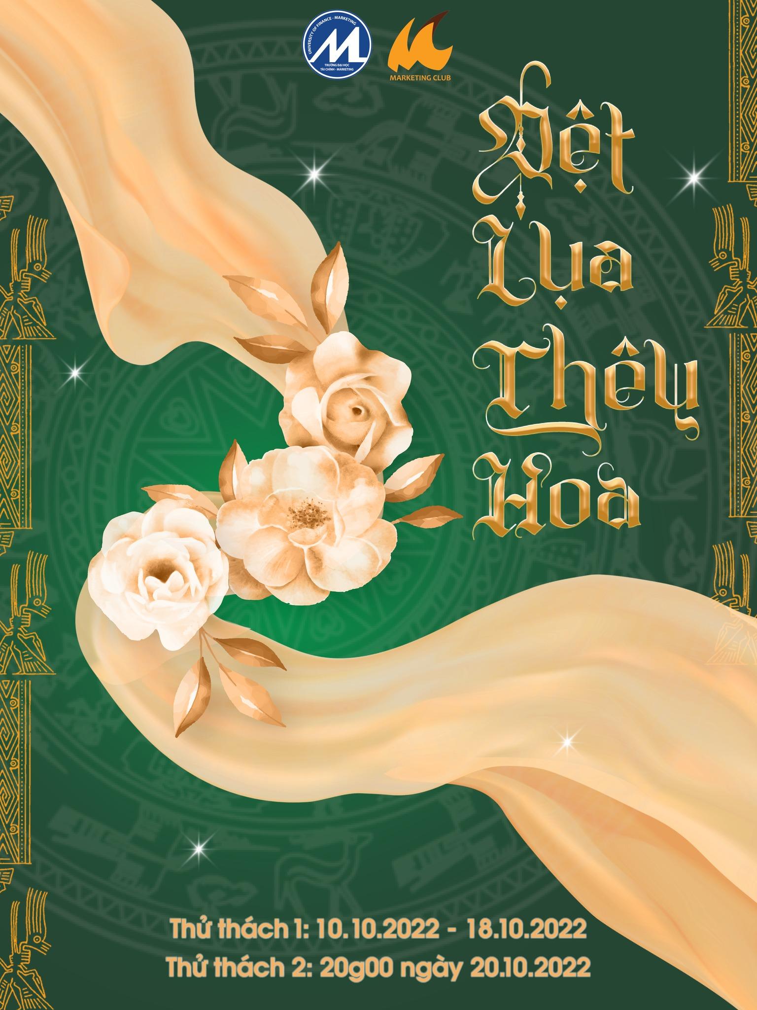 Hình ảnh của DỆT LỤA THÊU HOA