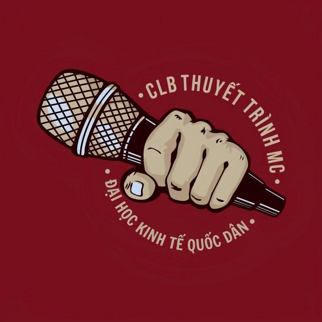 Logo CLB Thuyết trình - MC - Đại học Kinh tế Quốc dân