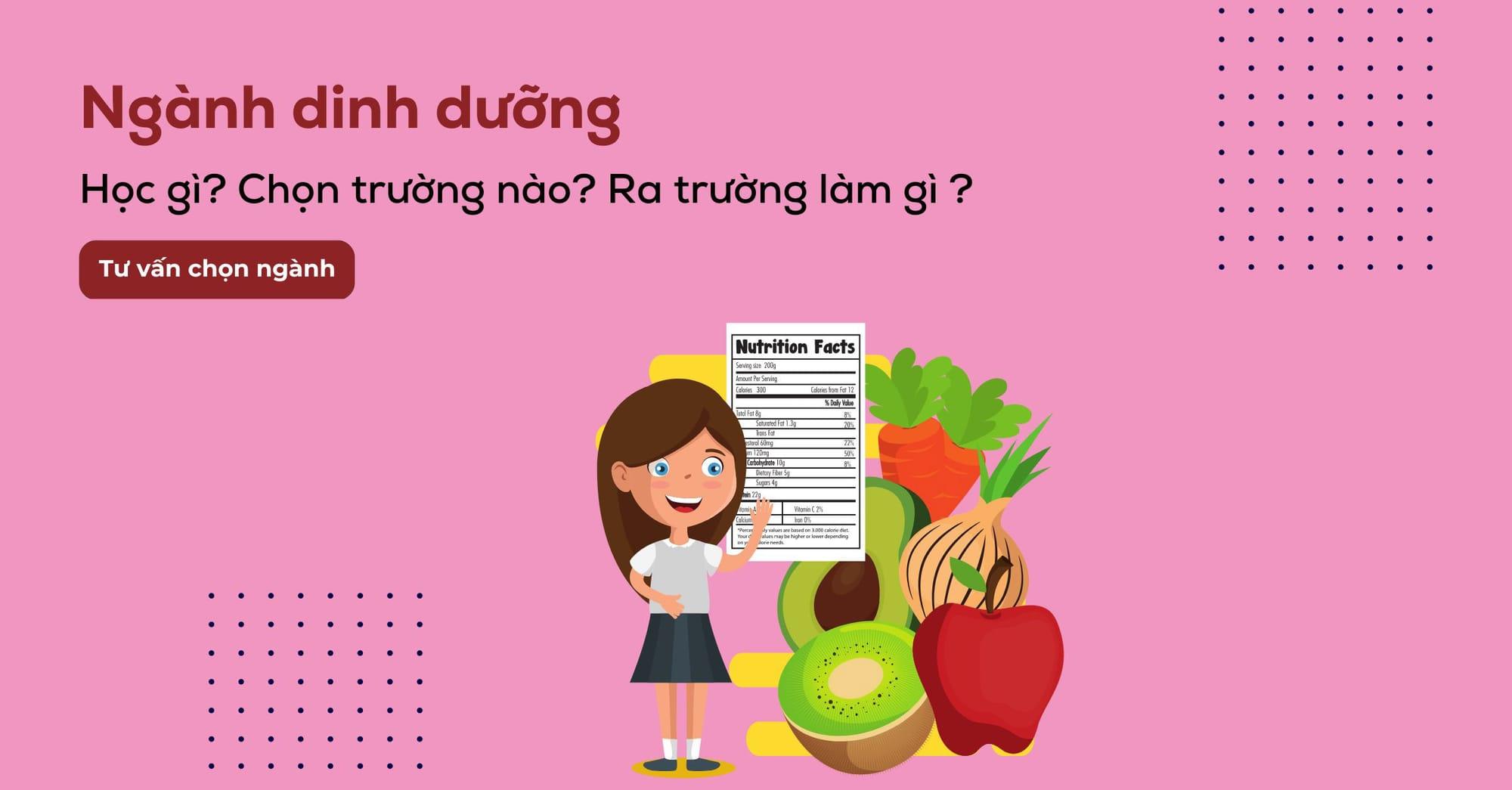 Ngành dinh dưỡng là gì? Học ở đâu ? Cơ hội nghề nghiệp ?